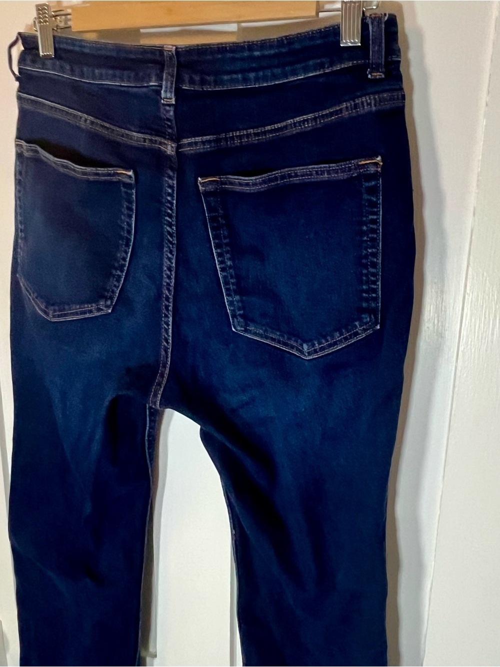H&M Women's Dark Indigo Straight Leg Jeans - Picture 6 of 7